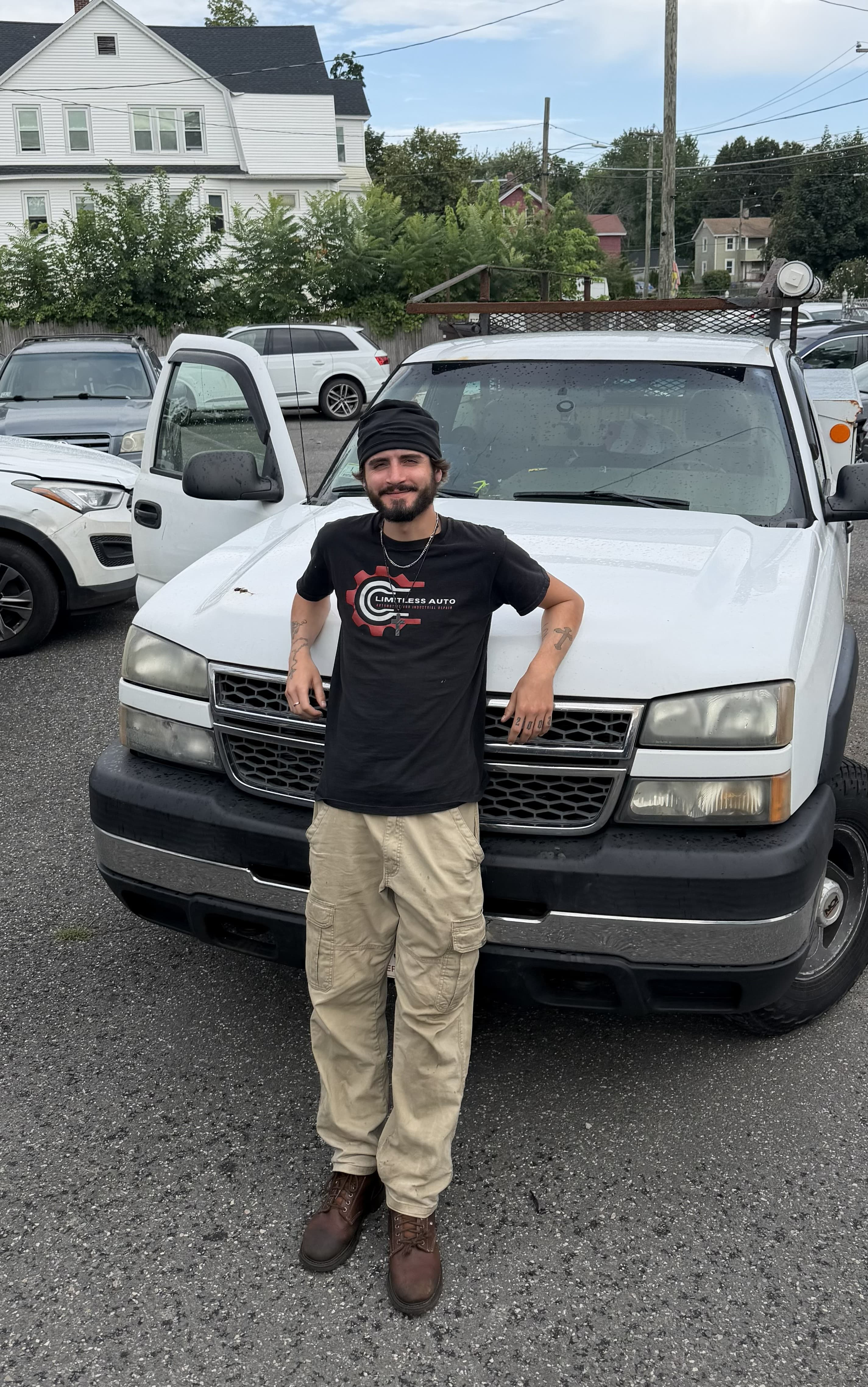 Noah, apprentice technician at Limitless Auto